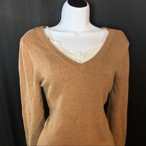 Old Navy V-neck Sweater brown camel